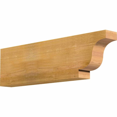 Ekena Millwork Newport Rough Sawn Rafter Tail, Western Red Cedar, 4"W x 10"H x 36"L RFT04X10X36NEW00RWR